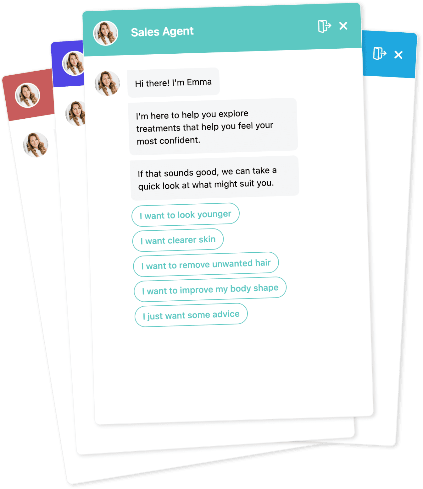 ChatForm conversation flow interface