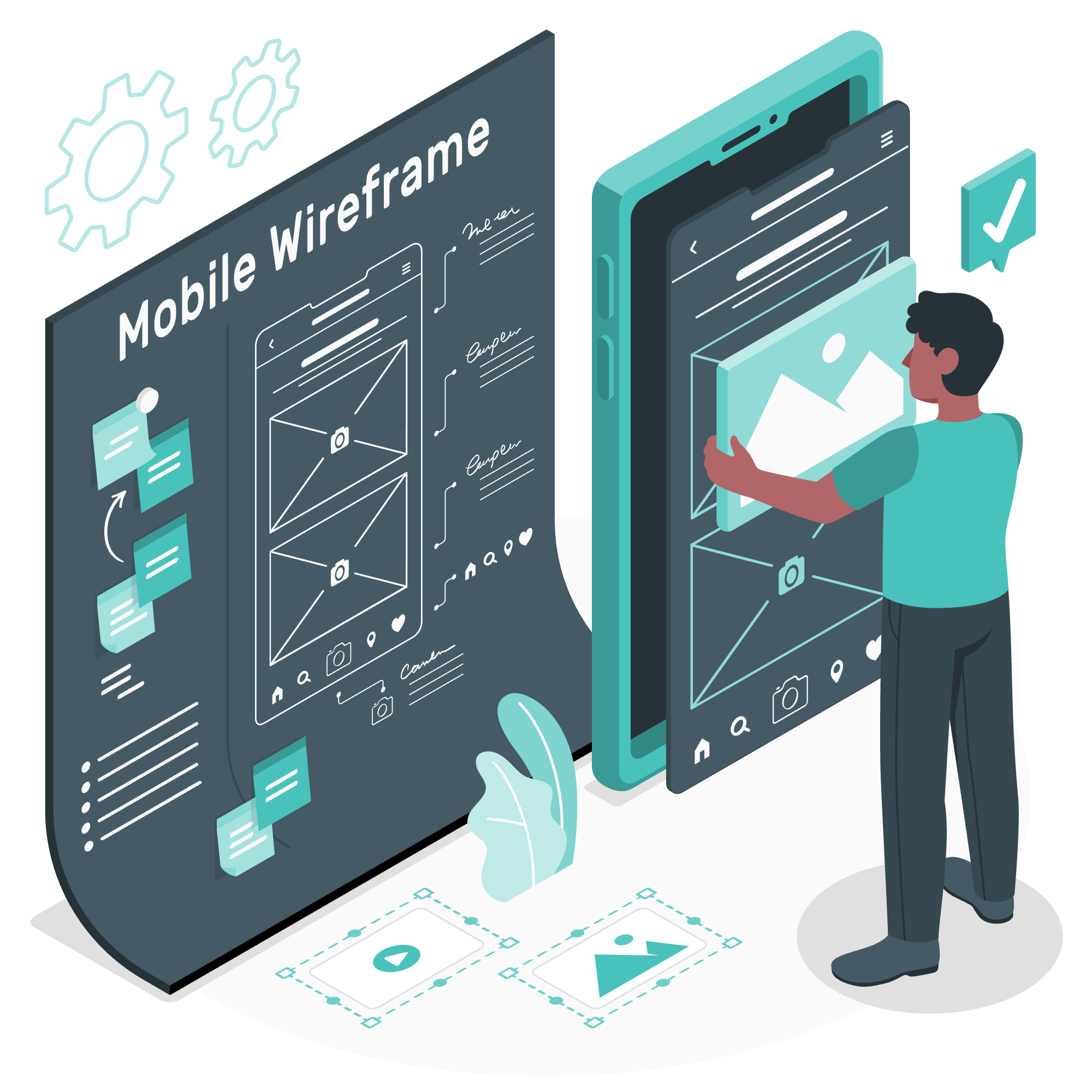 App development illustration